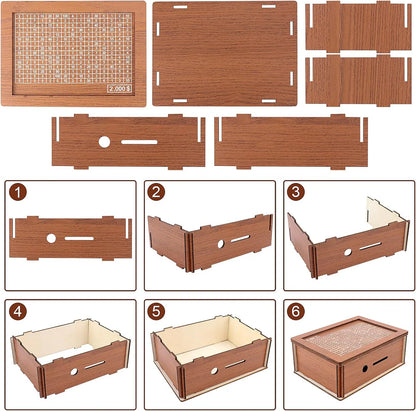 SavRBox | Wooden Money Saving Bank